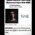 Corey Mylchreest Instagram - BEYOND happy. Thank you team!! @wme