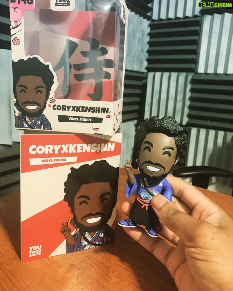 Cory Kenshin Instagram - Comment ⚔️ or 👌🏾for a chance to win my @youtooz figure COMING OUT THIS FRIDAY JULY 31st! Will DM winner(s?) on July 31st the release date. Dude tryna take the spotlight already..