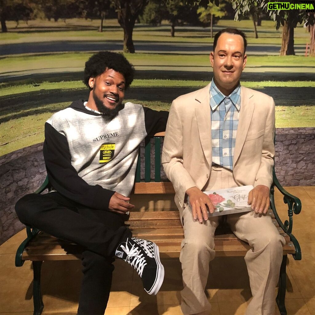 Cory Kenshin Instagram - In my time away, I got to hang out with the homie Forest Gump. Just look how happy he was seeing me