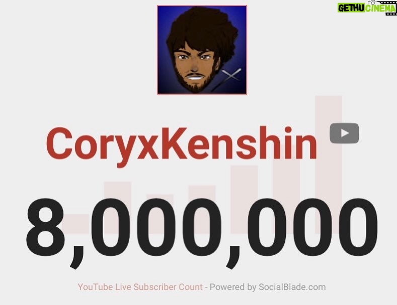 Cory Kenshin Instagram - 8MIL... ON THE LITERAL LAST DAY OF THE YEAR!!! praise GOD. SAMURAI STAND UP