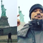 Cory Kenshin Instagram – You already KNOW I’m stuntin on Lady Liberty… I mean she cute or whatever.. #Coryxkenshin #newyork