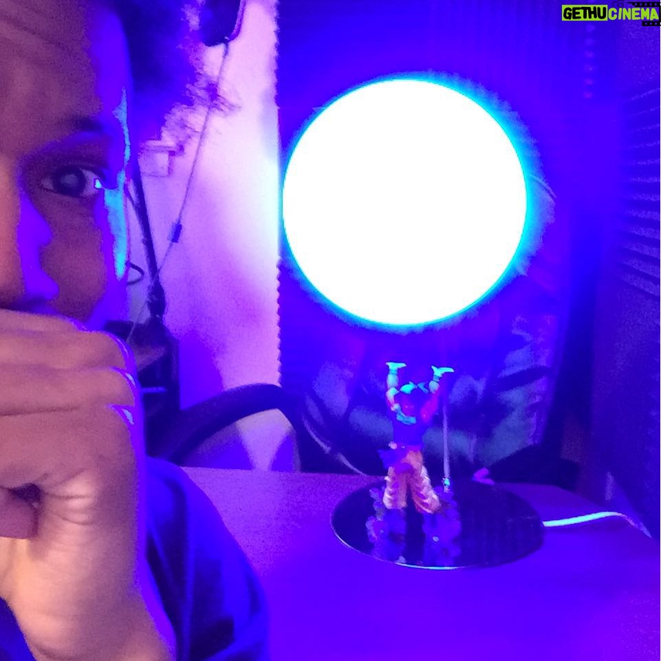Cory Kenshin Instagram - My dude Goku is NOT playing. These haters about to get Samurai sliced followed by a SPIRIT BOMB TO THE FOREHEAD. #coryxkenshin #bestlamp #goku