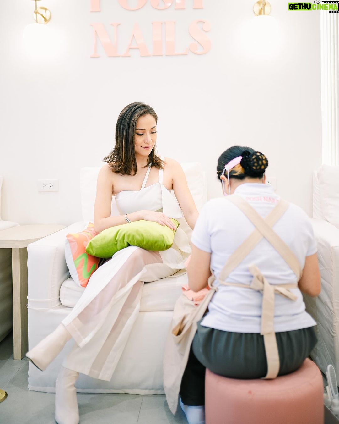 Cristine Reyes Instagram - @poshnails_ has opened its newest branch in @poshnailsbgc. πΈππ©·