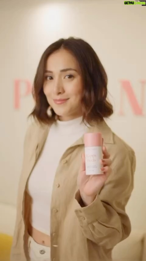 Cristine Reyes Instagram - Cristine Reyes for @poshnails_ Your favorite HAPPY HEELS now comes in mini size. 18g of moisturizing bliss for your feet in this mess free tube. Order yours now from @poshdailyph 🧡 Hair and makeup by @bibetpapa Reel by @tiiinv