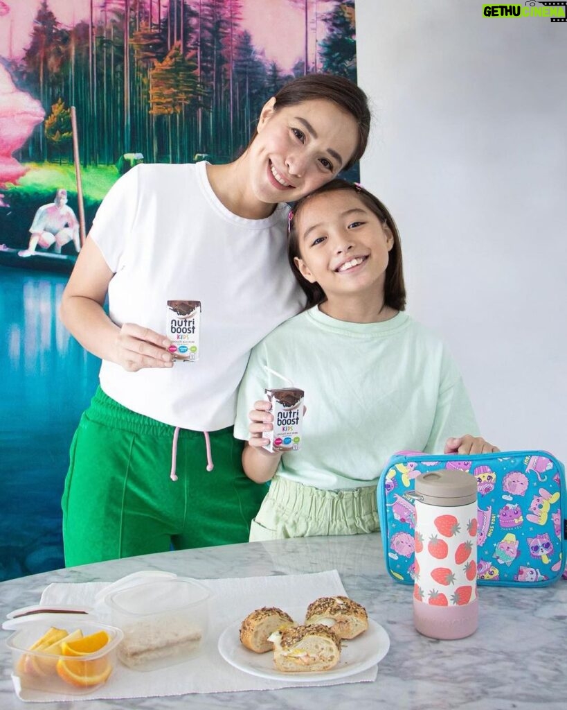 Cristine Reyes Instagram - I’m thrilled to see my daughter, Amarah overflowing with excitement about the activities she has planned in the coming weeks! Knowing that she’ll need to stay active and healthy, I make sure to include Nutriboost in her packed lunch. Nutriboost is our new favorite addition because it contains nutrients such as Vitamins B3 and E, Zinc, and Calcium. With Nutriboost and a balanced diet & healthy lifestyle, I am rest assured that she’ll have what she needs to fuel her extra curricular activities everyday. Get your Nutriboost now! 🤎 Available in supermarkets nationwide or online via this link: https://tinyurl.com/CristineForNutriboostPH #NutriboostPH @nutriboostph