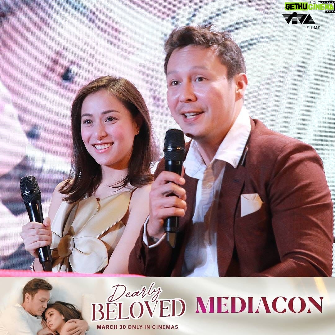Cristine Reyes Instagram - ICYMI: DEARLY BELOVED Media Conference Starring two of this generation’s greatest actors, Cristine Reyes and Baron Geisler. From the director of DOLLHOUSE, Marla Ancheta. March 30 Only In Cinemas #DearlyBeloved #DearlyBelovedMediaCon