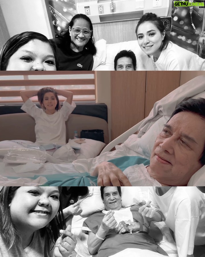 Cristine Reyes Instagram - The righteous man walks in his integrity; His children are blessed after them -Proverbs 20:7 🙏 I know I am blessed because of you, Daddy. You raised me well. Sorry kung masyado akong busy Daddy. You know i’m always here for life. Mahal kita. 🥺 Pinag-alala mo ko. Namaga mata ko tuloy hindi matakpan ng make-up sa taping. 🎬 Salamat sa mababait na mga kasama ko sa taping at inalagaan din nila ako ng walang pagtatanong. 😮💨🤦🏻♀️😅 Daddy’s Angels @riomaepascual , @normaegana6 and me. 😝😇🙏 World Citi Medical Center