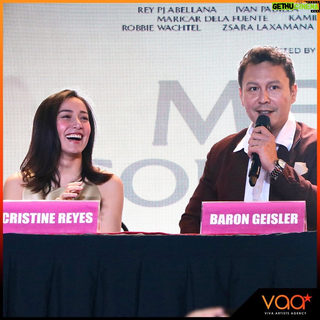 Cristine Reyes Instagram - LOOK: @cristinereyes at ‘DEARLY BELOVED’ Media Conference 🤍 Hosted by: @cjvillavicencio Starring two of this generation’s greatest actors, Cristine Reyes and @baron.geisler . From the director of DOLLHOUSE, @marlaancheta . March 30 Only In Cinemas 🎞️ #DearlyBeloved #DearlyBelovedMediaCon