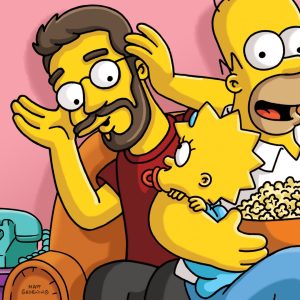 Cyprien Iov Instagram - #sponsorisé C’est fou ! @DisneyPlusFR est enfin disponible en France alors pour l’occasion les artistes officiels des Simpson m’ont dessiné ! C’est un grand honneur, merci Disney ! #DisneyPlus #LesSimpson @DisneyPlus
