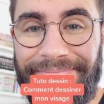 Cyprien Iov Instagram - Tuto : comment dessiner mon visage ? Je suis satisfait du résultat final, et vous ? #tuto #dessin #drawing #howto #tutorial