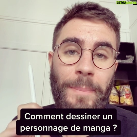 Cyprien Iov Instagram - Tuto : comment dessiner un personnage de manga ? #tuto #dessin #manga #luffy #drawing