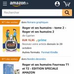 Cyprien Iov Instagram - Ma nouvelle BD est DISPO PARTOUT et elle est déjà TOP1 des ventes ! Voici la suite de « Roger et ses humains » 🤖 On s’est donné à fond avec @pakablog et on se croise bientôt en dédicace ✍️✌️