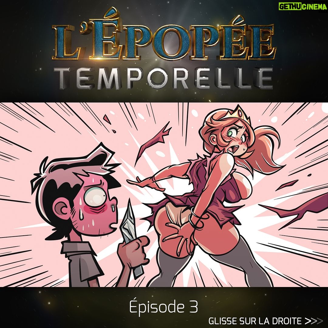 Cyprien Iov Instagram - Voici les illustrations de l'épisode 3 de ma série de l'été L'Épopée Temporelle ! Glissez sur la droite et découvrez les illustrateurs, ils sont identifiés, ils font du super boulot 👌
