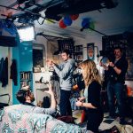Cyprien Iov Instagram - Tournage du court métrage Lunaire. Photo par @laurag_photo