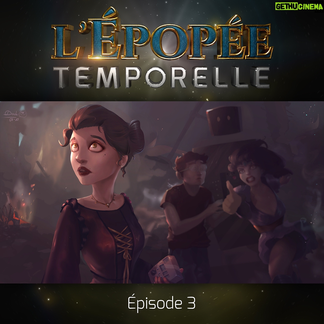 Cyprien Iov Instagram - Voici les illustrations de l'épisode 3 de ma série de l'été L'Épopée Temporelle ! Glissez sur la droite et découvrez les illustrateurs, ils sont identifiés, ils font du super boulot 👌