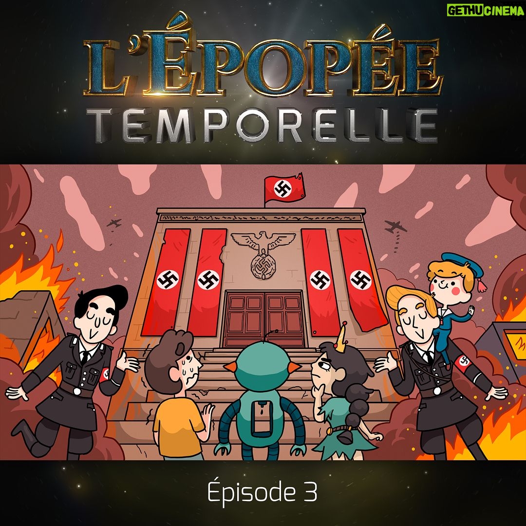 Cyprien Iov Instagram - Voici les illustrations de l'épisode 3 de ma série de l'été L'Épopée Temporelle ! Glissez sur la droite et découvrez les illustrateurs, ils sont identifiés, ils font du super boulot 👌