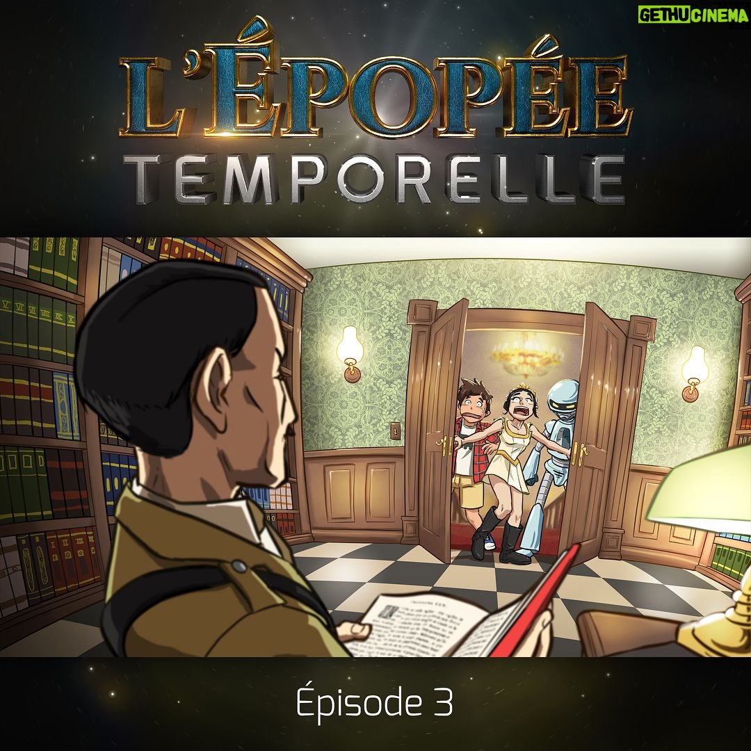 Cyprien Iov Instagram - Voici les illustrations de l'épisode 3 de ma série de l'été L'Épopée Temporelle ! Glissez sur la droite et découvrez les illustrateurs, ils sont identifiés, ils font du super boulot 👌