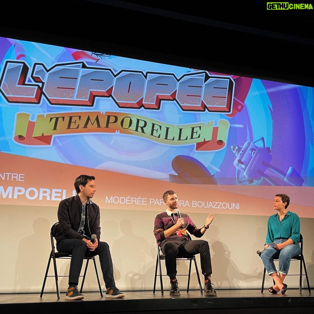 Cyprien Iov Instagram - Passage à @canneseries avec @adultswimfrance et @f_descraques pour projeter mon dessin animé L’Épopée Temporelle. Mention spéciale pour la dernière photo. Palais des Festivals et des Congrès