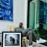 D-Nice Instagram - The GOAT stopped by my house yesterday. I had to pull out a print I photographed of him that was used on the billboards to promote his first @Netflix special. Always love catching up with @davechappelle.