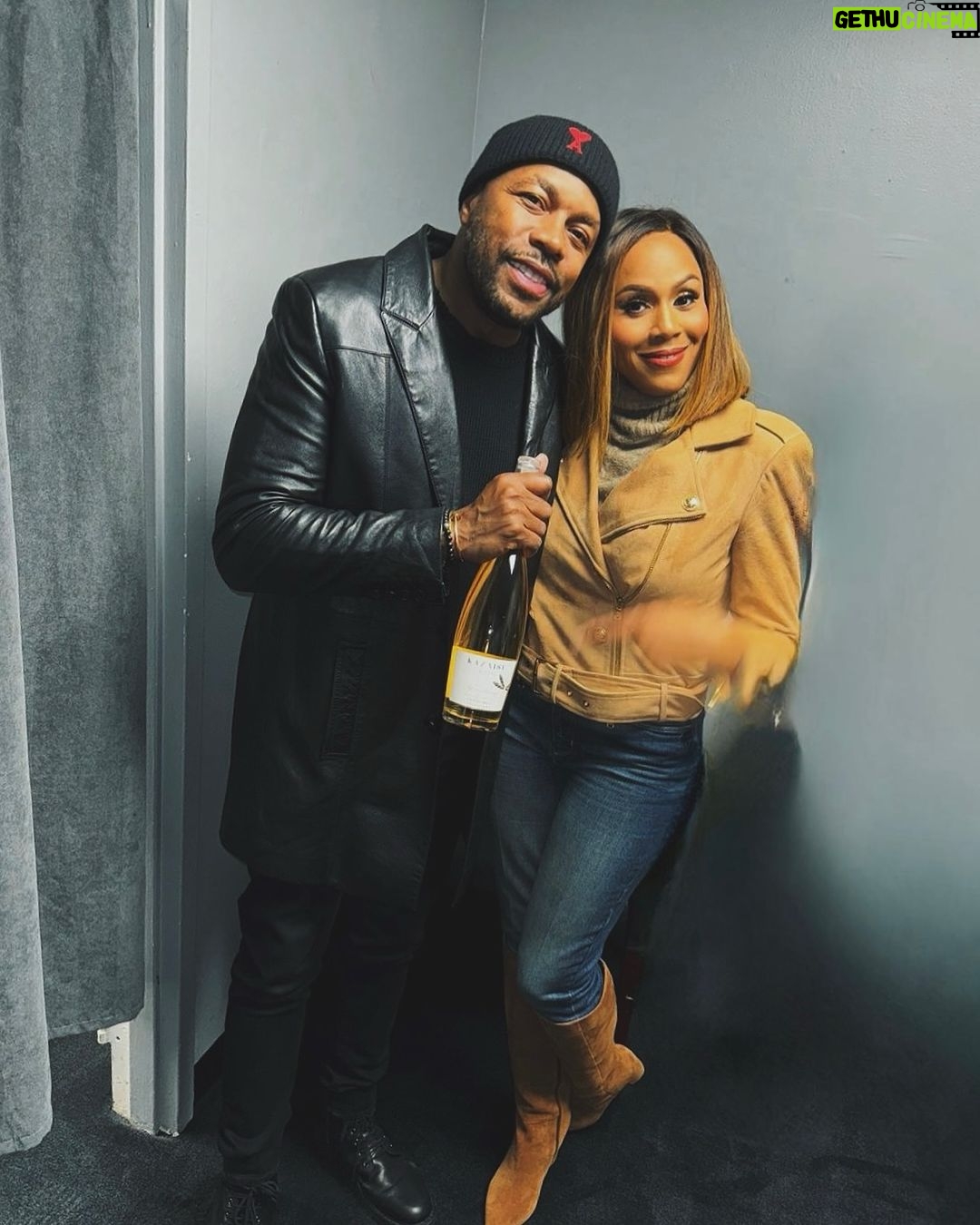 D-Nice Instagram - CQ fam all day! It was great seeing @deborahcox last night after her performance in @thewizbway. She has always been supportive of CQ! Many blessings to you and your family.
