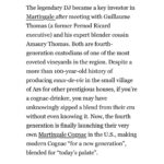 D-Nice Instagram - Grateful for this interview with Sage Anderson for @rollingstone magazine! Excited and honored to be part of the @MartingaleCognac family. Interview link in bio. 🥃Cheers! #MartingaleCognac
