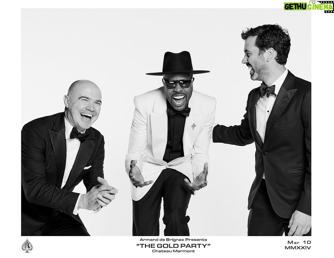 D-Nice Instagram - Nothing but good vibes at Jay and Bey’s Gold Party after the Oscars. These two guys had the best wine flowing all night. The champagne and wine definitely made my DJ set better. The set was special! Especially when I dropped @earthwindandfire’s Love Holiday midway through my set! 🔥🔥 😂😂 🍷🍷🍷 @roberthbohr @grantissimi @armanddebrignac 📸: @mason.poole Chateau Marmont