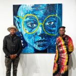 D-Nice Instagram - I recall the moment when I first saw @nelsonmakamo’s art on @realblackcoffee’s Instagram. It was a breathtaking experience, and I couldn’t resist following him immediately on the gram. Then, one day, @jacforbes texted me the exciting news that she was curating an exhibition of Nelson’s Blue Collection in Los Angeles. Without hesitation, I made sure to attend the show, where I had the incredible opportunity to meet Nelson in person and even purchased two of his beautiful pieces. From that moment on, our friendship began. Now, fast forward to 2024, my brother surprised me by creating a stunning artwork of my daughter, Dylan. This masterpiece holds immense sentimental value and will be cherished by my family for generations to come. Your generosity, my dear brother, has left me truly speechless. Our house feels like home because of your brilliance. Thank you from the bottom of my heart. 🙏🏾🙏🏾🙏🏾