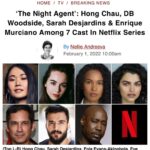 D.B. Woodside Instagram - So here’s that brand new job that I was hinting about right before the holidays. 😉 I have wanted to work with Shawn Ryan FOR YEARS!! Great script! Great cast! I can’t wait to get back to work! This is gonna be a ride. Buckle up!! 🥰 #bliss @Netflix #TheNightAgent