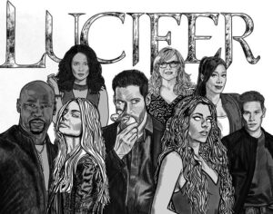 D.B. Woodside Instagram - To all of the amazing #Lucifer artists, post your best work and either hashtag #dbwoodside or tag me in your Story and I’ll reshare some of my favorites in my Stories. Go! 

🎨 @katstierarts