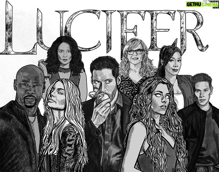 D.B. Woodside Instagram - To all of the amazing #Lucifer artists, post your best work and either hashtag #dbwoodside or tag me in your Story and I’ll reshare some of my favorites in my Stories. Go! 🎨 @katstierarts
