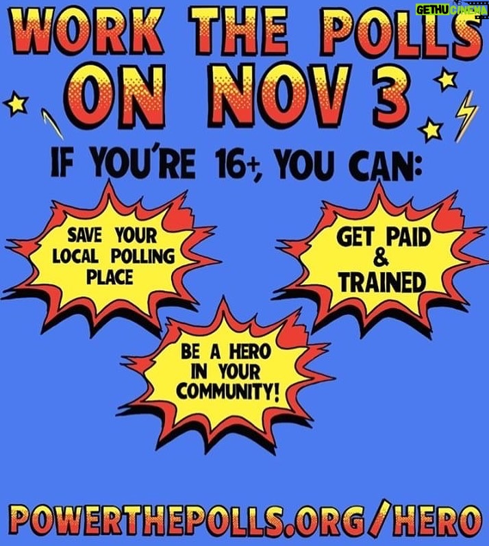 D.B. Woodside Instagram - My anger was consuming me. Maybe yours is/was too. Let’s take the anger and channel it as positive fuel for change. I know I am. Let’s do it together. Don't let your local polling place close! If you're over 16, sign up TODAY to be a poll worker at powerthepolls.org/hero & share! You not only get paid for your heroic work, but you'll help end the national poll worker shortage we're facing in 2020. Everyone gets free PPE too. If we don't recruit more people, many polling locations will close! Please help reach our goal of signing up 250,000 poll workers. You'll be a hero in your community by protecting the right to vote for your neighbors. Join the movement and be a #pollhero today!