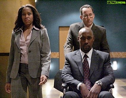D.B. Woodside Instagram - #FBF to 24 with the one and only @iamreginaking and Jim Holmes #fb #flashback #flashbackfriday