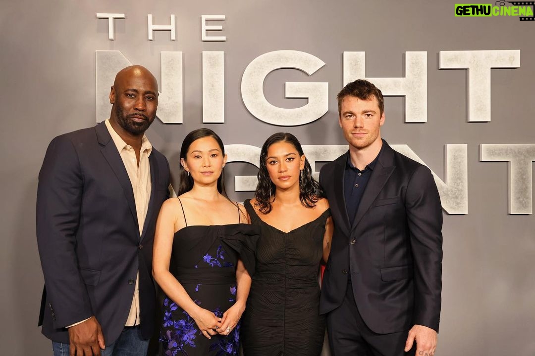 D.B. Woodside Instagram - #TBT - The Night Agent Premiere. Before we knew there would be a Season 2! @netflix #TheNightAgent
