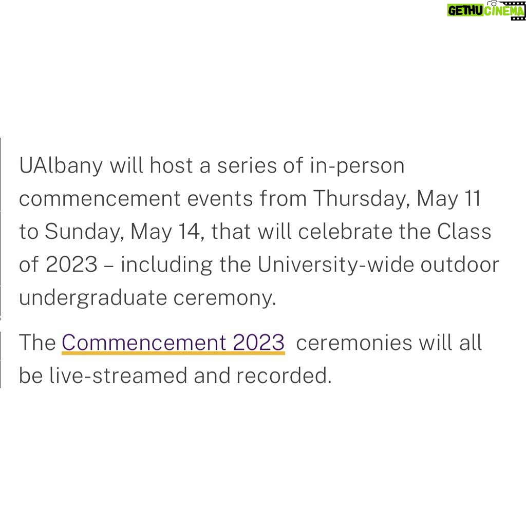 D.B. Woodside Instagram - I am truly honored to be a commencement speaker on Saturday at my undergrad alma mater, @ualbany. I have many fond student memories from there which shaped me not only as an actor but as a person too. I look forward to sharing some thoughts with the class of 2023! #ualbany #greatdanes #purpleandgold 💜💛