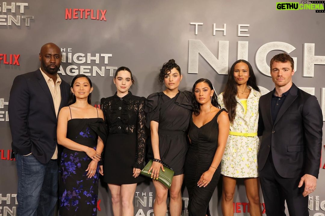 D.B. Woodside Instagram - #TBT - The Night Agent Premiere. Before we knew there would be a Season 2! @netflix #TheNightAgent