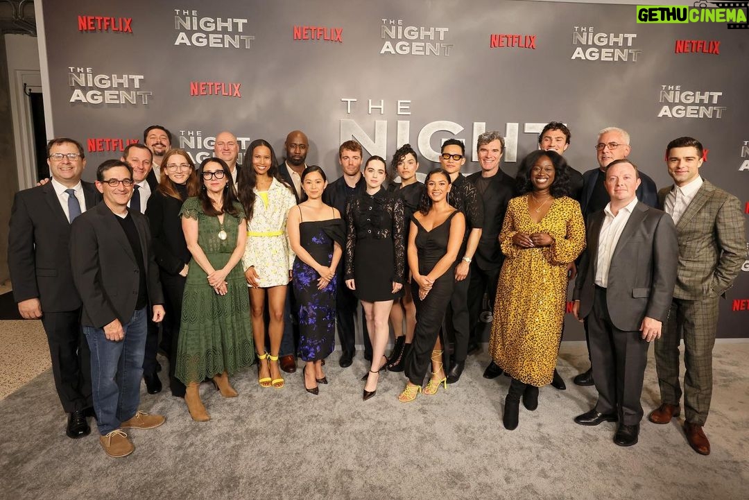 D.B. Woodside Instagram - #TBT - The Night Agent Premiere. Before we knew there would be a Season 2! @netflix #TheNightAgent