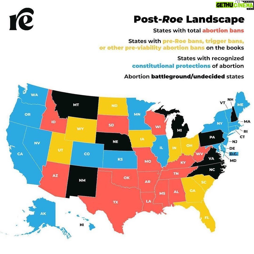 D.B. Woodside Instagram - #repost @rewirenewsgroup • Over 100 days since the Supreme Court overturned #RoeVWade, almost one-third (29%) of the total U.S. population of women of reproductive age are living in states where abortion is either unavailable or severely restricted, according to new data from @guttmacherinstitute. Under threat of prosecution, 66 clinics across 15 states have been forced to stop offering abortions. Of these, 40 clinics are still offering services other than abortion, while 26 have shut down entirely. Only 13 abortion clinics remain across these 15 states, and all of those are located in Georgia, which is enforcing a 6-week ban. The 14 states where abortion is currently unavailable accounted for 125,780 abortions in 2020. Georgia accounted for another 41,620 abortions.