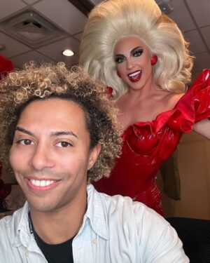 D.J. 'Shangela' Pierce Instagram - Happy holidays from our drag family to yours! ❤️ So much fun last night kiki’ing with my gurlz backstage in Dallas. Mother @alyssaedwards_1 ur an Angel, and to all my sisters on the #DragQueenXmas show last night @jessicawild @bhytes @crystalmethyd @luxxnoirlondon @miz_cracker @jimbothedragclown @sashacolby I LUV YALL!! And of course, Dallas u def know how to treat the dolls!! 💋