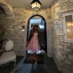 D.J. "Shangela" Pierce Instagram - how one exits a #HiltonHome 💙 thx for hosting us @kathyhilton #glaad Bel Air, California