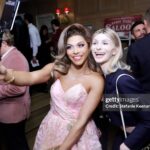 D.J. "Shangela" Pierce Instagram - Pics from the pull up last night 🎉… celebrating @glaad and its Governors Award from the @televisionacad. Thank u @kathyhilton for inviting us into your home and hosting such a fabulous toast to the future of LGBTQ+ representation! More pics to come … photo cred: Stefanie Keenan/Getty Images Wig styling @walliecruz Wig @itssammyhair Makeup by me 💕 Dress @angelayalacouture Shoes @stevemadden Necklace from a sweet fan in a meet n greet (thank u 🫶🏽) Bel Air, California