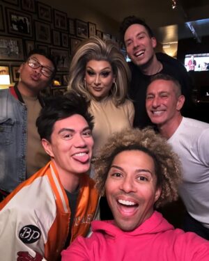 D.J. 'Shangela' Pierce Instagram - RU•UNITED!! 💋 @jujubeeonline @manilaluzon @janjanjan @theonlyalaska5000 & guest judge @adamshankman @rupaulsdragrace