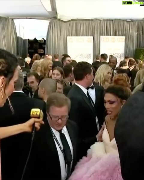 D.J. "Shangela" Pierce Instagram - @sagawards 2019 … I’ll forever cherish this moment. ❤️ With the world of drag now feeling under constant attack, I look back and I’m so grateful for the opportunities I’ve had to showcase our LGBTQ+ fabulosity in many spaces that don’t always have equal representation. I pray that my lil journey out here inspires you to never give up on your dreams. And always know that you ARE worthy. Forever grateful to @ladygaga, #BradleyCooper @csiriano and @starisbornmovie. I luv all y’all xo 🥰