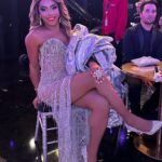 D.J. "Shangela" Pierce Instagram - wearing @waltercollection … 💕 i never won a mirrorball trophy, but I loved sparkling like one last night 🪩💃🏽 @dancingwiththestars