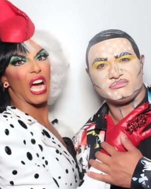 D.J. 'Shangela' Pierce Instagram - Shangella DeVille ⚫️⚪️ .. a lil dumpy from the weekend … hey, any thoughts on what my lewk should be for Halloween night show 2mor in Boston? (see last slide for details)
