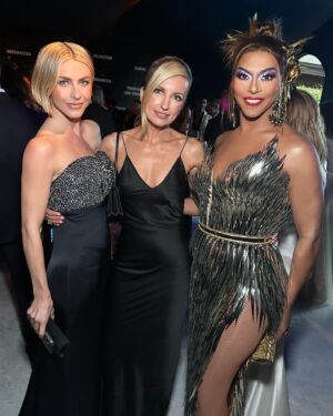 D.J. 'Shangela' Pierce Instagram - brought my own lighting and definitely put it to use! 😁✨ great seeing so many friends last night, and even meeting new ones. Plus, more than $10 million was raised for HIV awareness and research. A FABULOUS NIGHT xo Thank you @ejaf!!