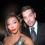D.J. "Shangela" Pierce Instagram - brought my own lighting and definitely put it to use! 😁✨ great seeing so many friends last night, and even meeting new ones. Plus, more than $10 million was raised for HIV awareness and research. A FABULOUS NIGHT xo Thank you @ejaf!! West Hollywood, California