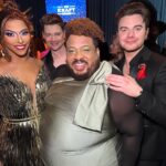 D.J. "Shangela" Pierce Instagram - brought my own lighting and definitely put it to use! 😁✨ great seeing so many friends last night, and even meeting new ones. Plus, more than $10 million was raised for HIV awareness and research. A FABULOUS NIGHT xo Thank you @ejaf!! West Hollywood, California
