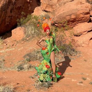 D.J. 'Shangela' Pierce Instagram - if it’s up, then it’s stuck 🌵🧡😊

👗 @diegomontoyastudio @rickyrey 
💄 @lushiousmassacr 
💇🏽‍♀️ @wigsandgrace 
💎 @roxbycox 
📸 @liamrileycb