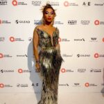 D.J. "Shangela" Pierce Instagram - I really felt beautiful tonite. thank u to the squad, and thank u to the lighting 💕😁 dress @bbcouturenyc makeup @callher6 hair @itssammyhair