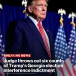 D.L. Hughley Instagram – Let’s be clear… 
6 OUT OF 40!!! #TeamDL

@abcnews :
BREAKING: A Fulton County judge has thrown out six counts contained in the election interference indictment against Donald Trump and several of his co-defendants.

Read more at link in bio.
